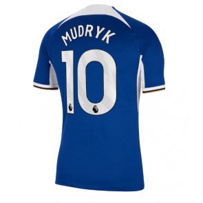 Chelsea Mykhailo Mudryk #10 Domácí Dres 2023-24 Krátkým Rukávem