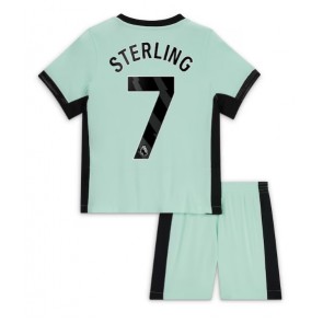 Chelsea Raheem Sterling #7 Alternativní dres komplet pro Děti 2023-24 Krátkým Rukávem (+ Krátké kalhoty)