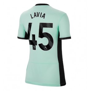 Chelsea Romeo Lavia #45 Alternativní Dres pro Dámy 2023-24 Krátkým Rukávem