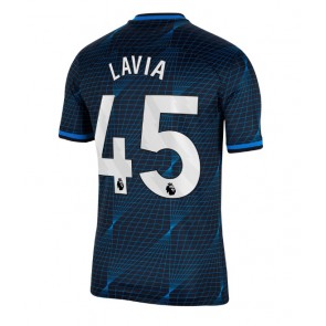 Chelsea Romeo Lavia #45 Venkovní Dres 2023-24 Krátkým Rukávem
