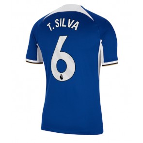 Chelsea Thiago Silva #6 Domácí Dres 2023-24 Krátkým Rukávem