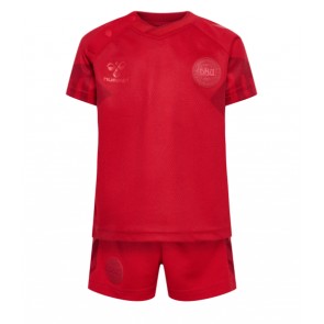Dánsko Domácí dres komplet pro Děti MS 2022 Krátkým Rukávem (+ Krátké kalhoty)