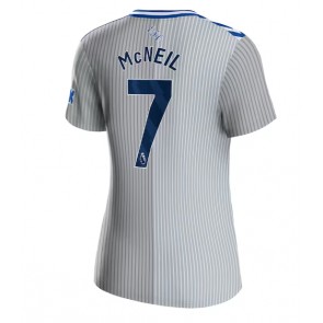 Everton Dwight McNeil #7 Alternativní Dres pro Dámy 2023-24 Krátkým Rukávem