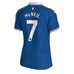 Everton Dwight McNeil #7 Domácí Dres pro Dámy 2023-24 Krátkým Rukávem