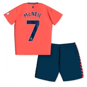 Everton Dwight McNeil #7 Venkovní dres komplet pro Děti 2023-24 Krátkým Rukávem (+ Krátké kalhoty)