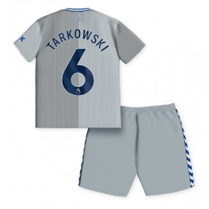 Everton James Tarkowski #6 Alternativní dres komplet pro Děti 2023-24 Krátkým Rukávem (+ Krátké kalhoty)