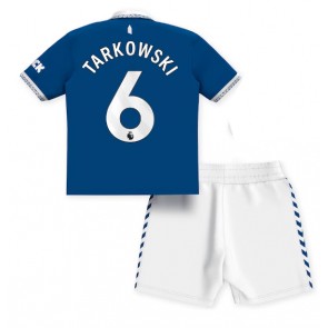 Everton James Tarkowski #6 Domácí dres komplet pro Děti 2023-24 Krátkým Rukávem (+ Krátké kalhoty)