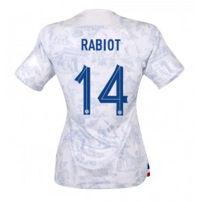 Francie Adrien Rabiot #14 Venkovní Dres pro Dámy MS 2022 Krátkým Rukávem