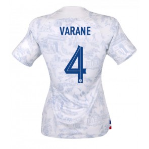 Francie Raphael Varane #4 Venkovní Dres pro Dámy MS 2022 Krátkým Rukávem