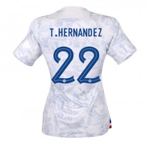 Francie Theo Hernandez #22 Venkovní Dres pro Dámy MS 2022 Krátkým Rukávem