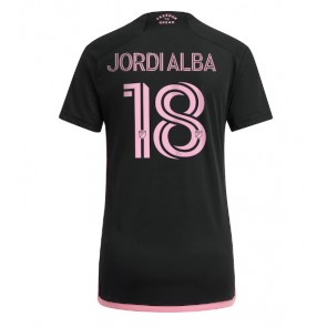 Inter Miami Jordi Alba #18 Venkovní Dres pro Dámy 2023-24 Krátkým Rukávem