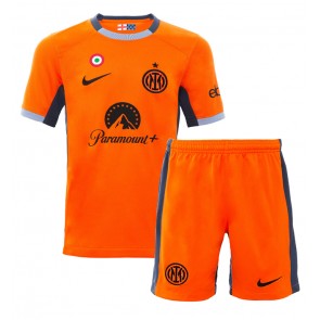 Inter Milan Alternativní dres komplet pro Děti 2023-24 Krátkým Rukávem (+ Krátké kalhoty)