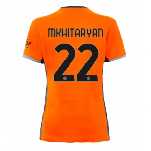 Inter Milan Henrikh Mkhitaryan #22 Alternativní Dres pro Dámy 2023-24 Krátkým Rukávem