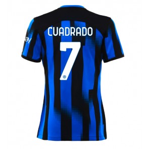 Inter Milan Juan Cuadrado #7 Domácí Dres pro Dámy 2023-24 Krátkým Rukávem