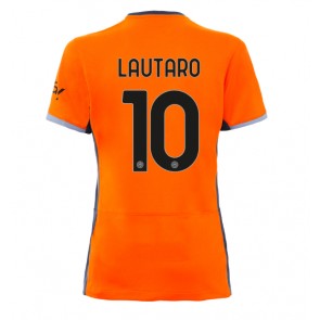 Inter Milan Lautaro Martinez #10 Alternativní Dres pro Dámy 2023-24 Krátkým Rukávem