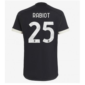 Juventus Adrien Rabiot #25 Alternativní Dres 2023-24 Krátkým Rukávem