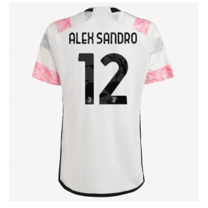 Juventus Alex Sandro #12 Venkovní Dres 2023-24 Krátkým Rukávem