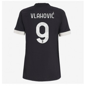 Juventus Dusan Vlahovic #9 Alternativní Dres pro Dámy 2023-24 Krátkým Rukávem