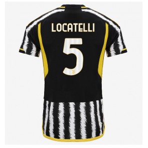 Juventus Manuel Locatelli #5 Domácí Dres 2023-24 Krátkým Rukávem