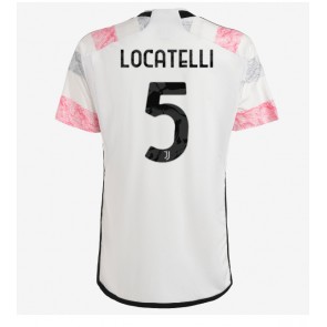 Juventus Manuel Locatelli #5 Venkovní Dres 2023-24 Krátkým Rukávem