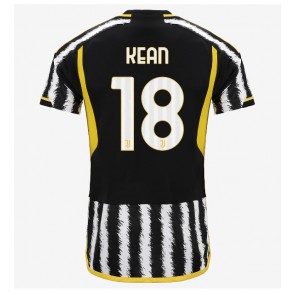 Juventus Moise Kean #18 Domácí Dres 2023-24 Krátkým Rukávem