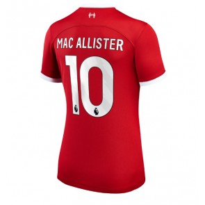 Liverpool Alexis Mac Allister #10 Domácí Dres pro Dámy 2023-24 Krátkým Rukávem