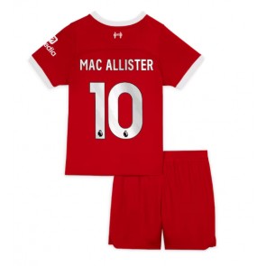 Liverpool Alexis Mac Allister #10 Domácí dres komplet pro Děti 2023-24 Krátkým Rukávem (+ Krátké kalhoty)