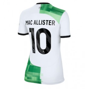 Liverpool Alexis Mac Allister #10 Venkovní Dres pro Dámy 2023-24 Krátkým Rukávem