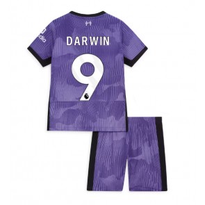 Liverpool Darwin Nunez #9 Alternativní dres komplet pro Děti 2023-24 Krátkým Rukávem (+ Krátké kalhoty)