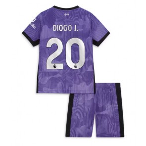 Liverpool Diogo Jota #20 Alternativní dres komplet pro Děti 2023-24 Krátkým Rukávem (+ Krátké kalhoty)
