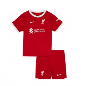 Liverpool Domácí dres komplet pro Děti 2023-24 Krátkým Rukávem (+ Krátké kalhoty)