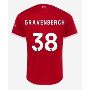 Liverpool Ryan Gravenberch #38 Domácí Dres 2023-24 Krátkým Rukávem