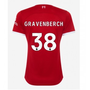 Liverpool Ryan Gravenberch #38 Domácí Dres pro Dámy 2023-24 Krátkým Rukávem