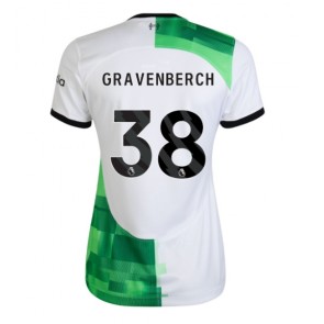 Liverpool Ryan Gravenberch #38 Venkovní Dres pro Dámy 2023-24 Krátkým Rukávem