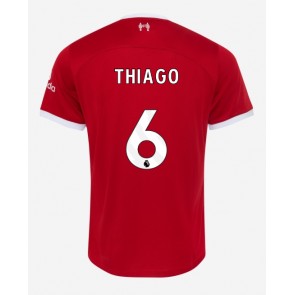 Liverpool Thiago Alcantara #6 Domácí Dres 2023-24 Krátkým Rukávem