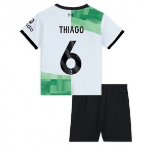 Liverpool Thiago Alcantara #6 Venkovní dres komplet pro Děti 2023-24 Krátkým Rukávem (+ Krátké kalhoty)