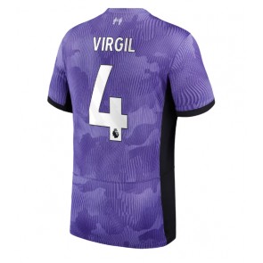 Liverpool Virgil van Dijk #4 Alternativní Dres 2023-24 Krátkým Rukávem