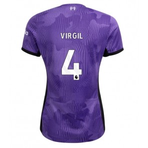 Liverpool Virgil van Dijk #4 Alternativní Dres pro Dámy 2023-24 Krátkým Rukávem