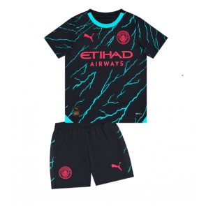 Manchester City Alternativní dres komplet pro Děti 2023-24 Krátkým Rukávem (+ Krátké kalhoty)