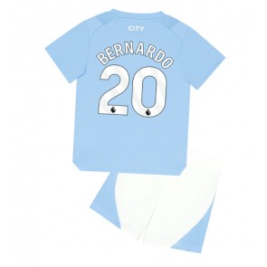 Manchester City Bernardo Silva #20 Domácí dres komplet pro Děti 2023-24 Krátkým Rukávem (+ Krátké kalhoty)