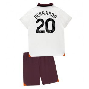 Manchester City Bernardo Silva #20 Venkovní dres komplet pro Děti 2023-24 Krátkým Rukávem (+ Krátké kalhoty)