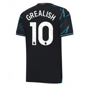 Manchester City Jack Grealish #10 Alternativní Dres 2023-24 Krátkým Rukávem