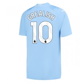 Manchester City Jack Grealish #10 Domácí Dres 2023-24 Krátkým Rukávem