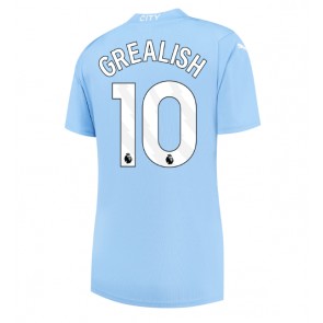 Manchester City Jack Grealish #10 Domácí Dres pro Dámy 2023-24 Krátkým Rukávem