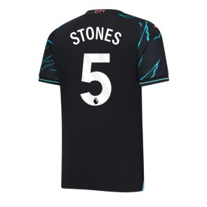 Manchester City John Stones #5 Alternativní Dres 2023-24 Krátkým Rukávem