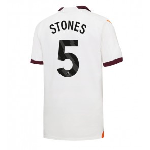 Manchester City John Stones #5 Venkovní Dres 2023-24 Krátkým Rukávem
