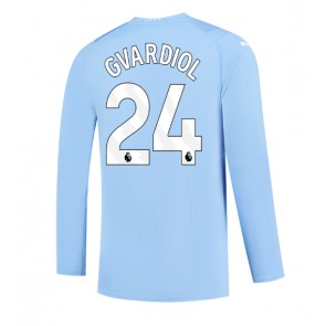 Manchester City Josko Gvardiol #24 Domácí Dres 2023-24 Dlouhým Rukávem