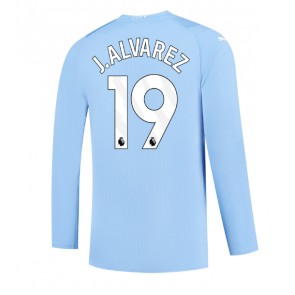 Manchester City Julian Alvarez #19 Domácí Dres 2023-24 Dlouhým Rukávem