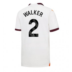 Manchester City Kyle Walker #2 Venkovní Dres 2023-24 Krátkým Rukávem