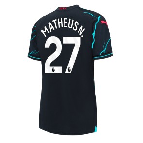 Manchester City Matheus Nunes #27 Alternativní Dres pro Dámy 2023-24 Krátkým Rukávem